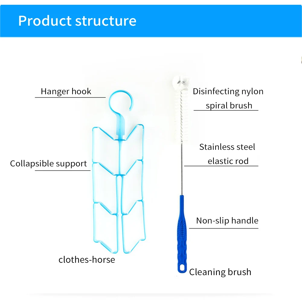 

1 Set Cleaner Brushes Tube Cleaning Brush Kit Kitchen Bathroom Cleaning Tools Water Hydration Bladder Tube Cleaner Water Filter