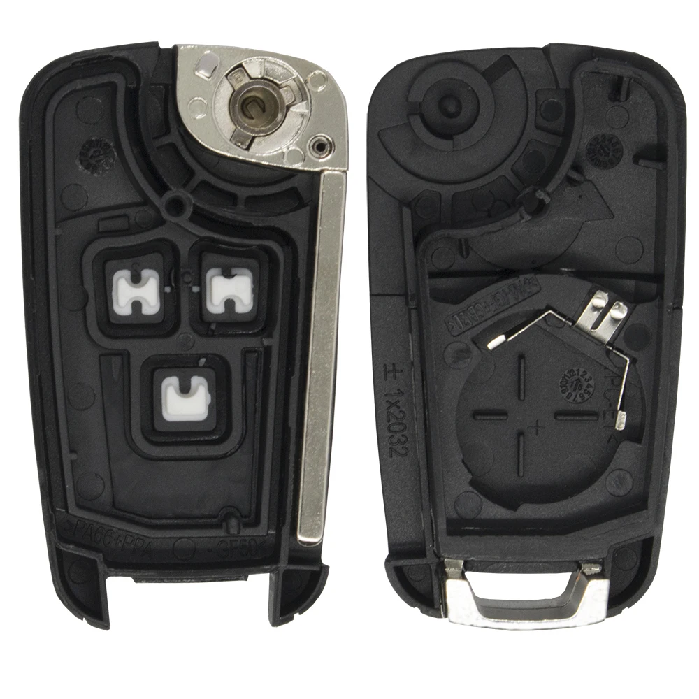 WhatsKey Флип складной дистанционный Автомобильный ключ оболочки чехол для Chevrolet Cruze