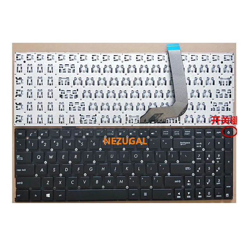 Английская клавиатура для ноутбука ASUS X542 X542B X542BA X542U X542UR X542UN X542UF X542UQ US | Компьютеры