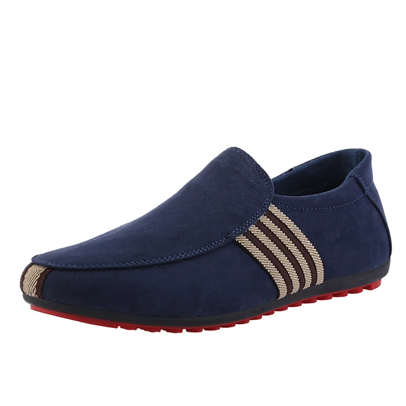 

Men Loafers Slip on Men Shoes Casual Shoes Light Canvas Youth Shoes Men Breathable Fashion Flat Footwear