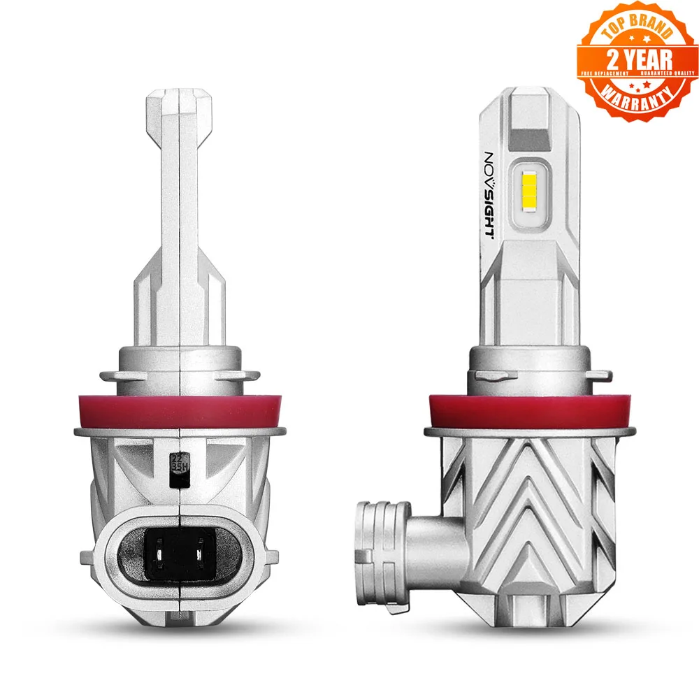 

NOVSIGHT Car Headlight Bulbs 1:1Mini Led H7 H4 H1 H11 H8 HB4 9005 HB3 50W 10000LM Car Accessories 6000K White Auto Led Fog Light