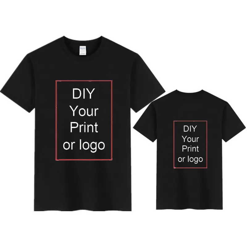 

DIY Custom T Shirt Men Women Fashion Cotton Oversized T-shirt Kids Hip Hop Tshirt Boy Girl Top Tee Camiseta
