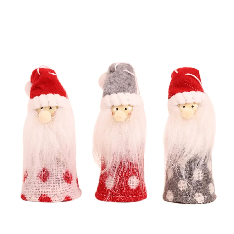 Рождество таинственный освещение гномик шерстяная кукла Рождественская елка