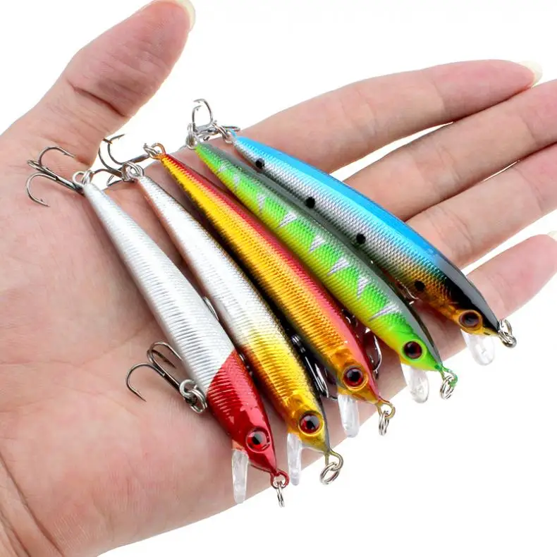 56 шт. в партии смешанные басы набор приманки для рыбалки искусственный воблер