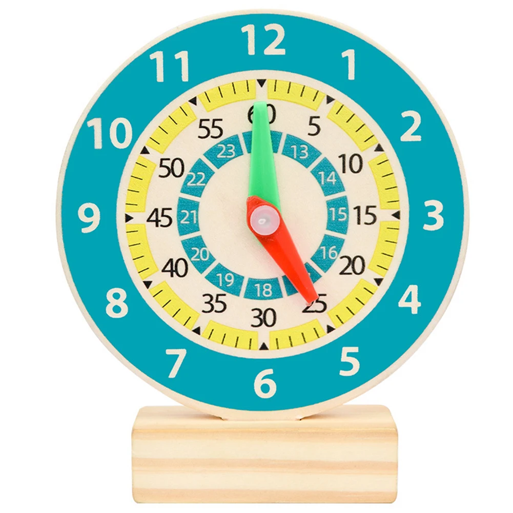 

Часы Монтессори детские деревянные цифровые, учебные пособия, игрушки для просвещения, для обучения школьному времени, игральные приборы