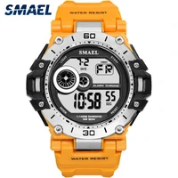 smael fashion analog digital wrist watches men waterproof 50m casual mens sport watch chronograph alarm clock reloj hombre 1548