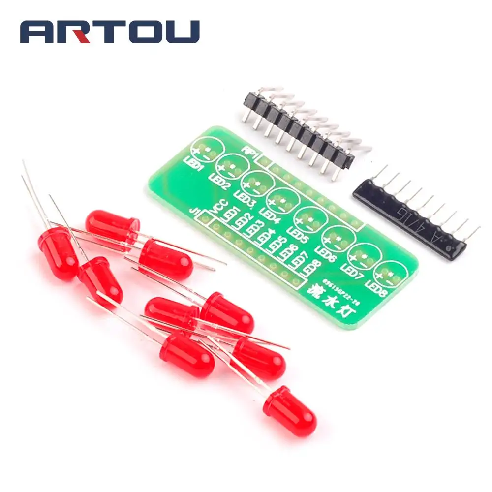 8 канальный светодиодный микрокомпьютерный модуль для Arduino|Интегральные схемы| |