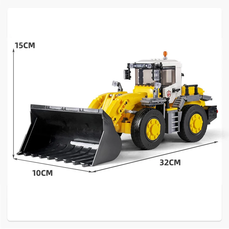732 шт. городской Инженерная вилочные погрузчики строительные блоки город
