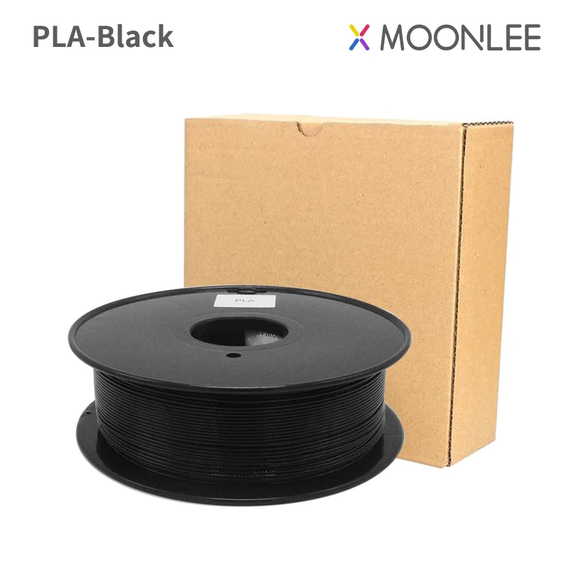 

X MOONLEE PLA Filament 1.75mm For 3D Printer PLA Black Filament 3D Plastic Printing Material pla filament for 3d print
