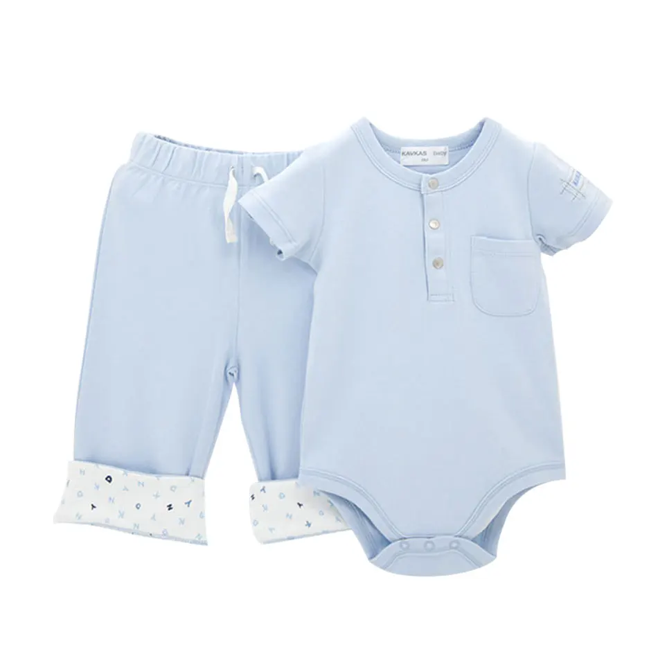 

Honeyzone Newborn Baby Bodysuits Summer Baby Boy Clothes Ropa De Bebe Baby Girl Outfit Infant Short Tops And Pants Set 6-24m