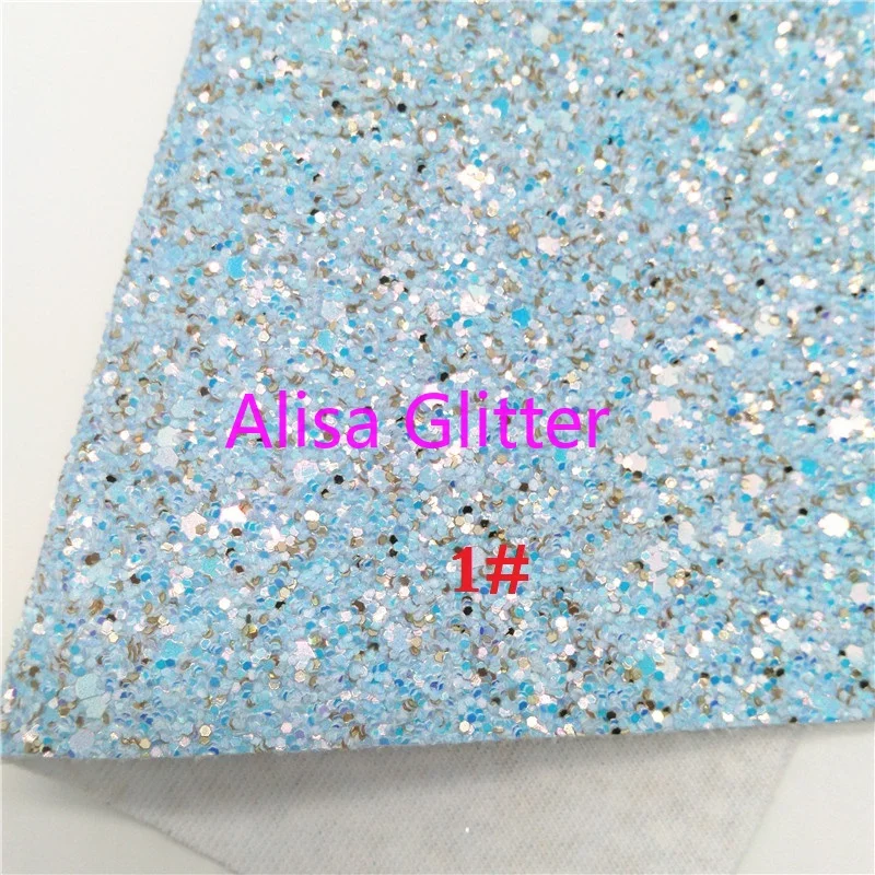 1 шт. А4 Размер 21х29см Алиса блестящая синяя ткань с цветочным принтом из