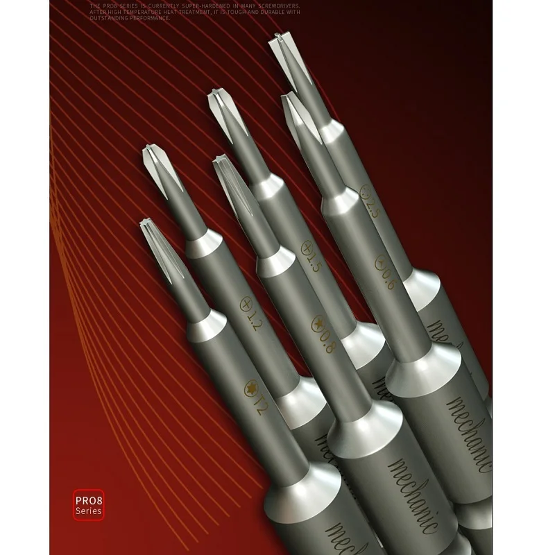 Механическая Нескользящая отвертка 0,8 Torx 0,6 y-типа 1,2 1,5 Phillips 2,5 T2 для ремонта камеры мобильного телефона инструмент для разборки