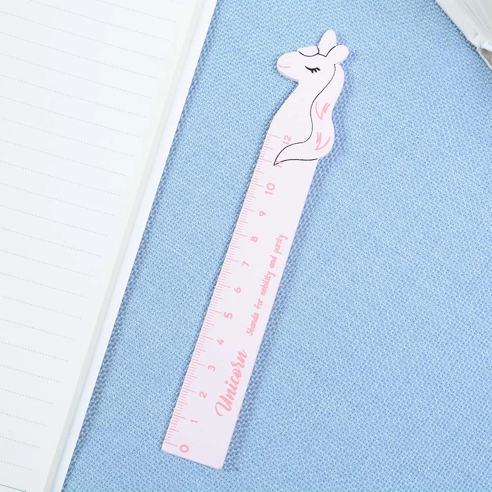 

Skawaii Unicorn Cartoon Wooden Ruler Stationery For Students Measuring Drawing Tool Drawing Rulers Office School Supplies