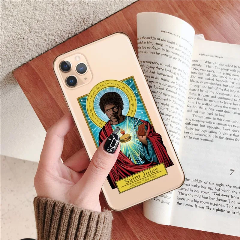 Freddie Mercury Fiction Saint Mia Jules Cover for iPhone X XR XS 8 7 Plus 6 6s 5S SE 11 Pro Max Catholicism Tpu Case | Мобильные