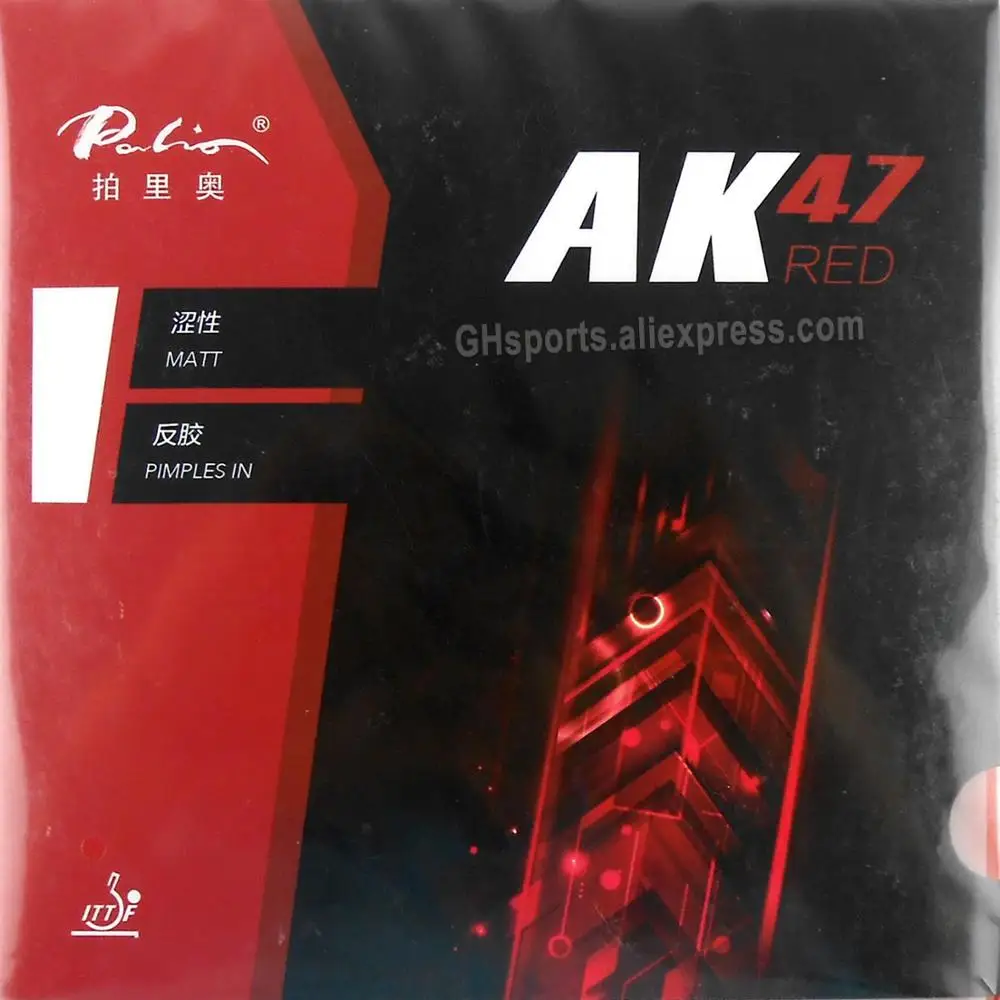 Губка PALIO AK47 для настольного тенниса красная/синяя модель AK 47 оригинальная губка