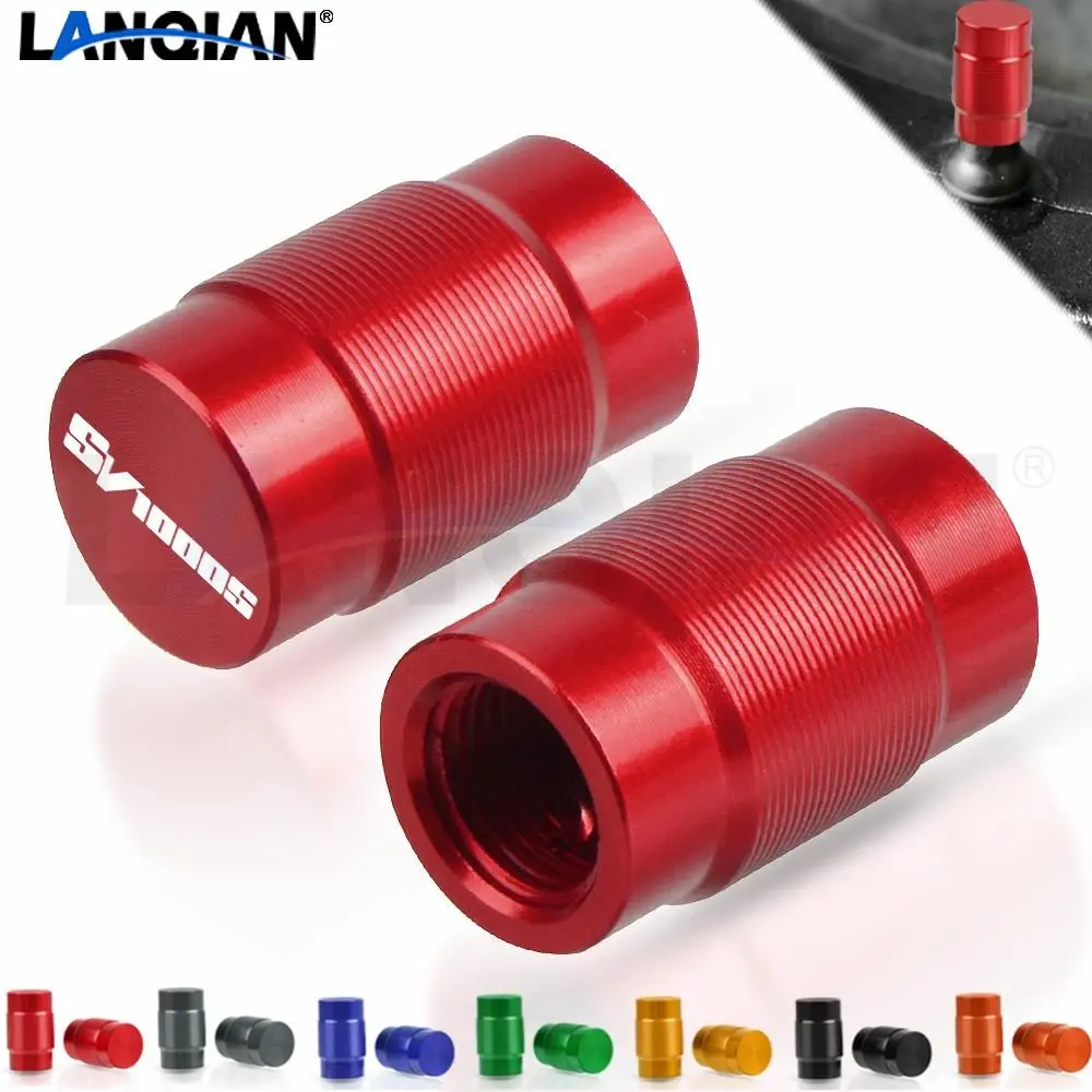 

Motorcycle Aluminum Wheel Tire Valve Stem Caps Airtight Covers For Suzuki SV1000S SV 1000 S 2003 2004 2005 2006 2007 Accessories