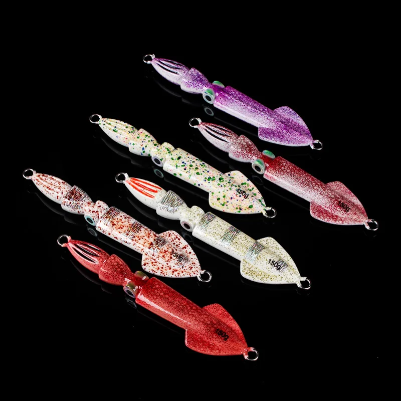 Lurekiller новинка приманка для джиггинга свинцовая рыба 3D печать светящийся цвет 150 г
