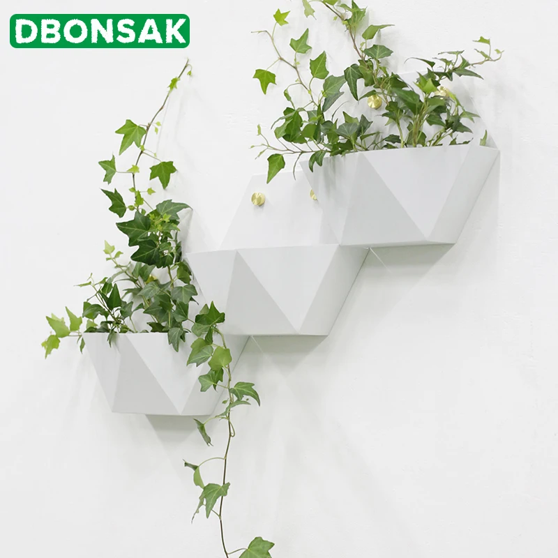 Креативная металлическая железная художественная стена ваза для дома подвесная