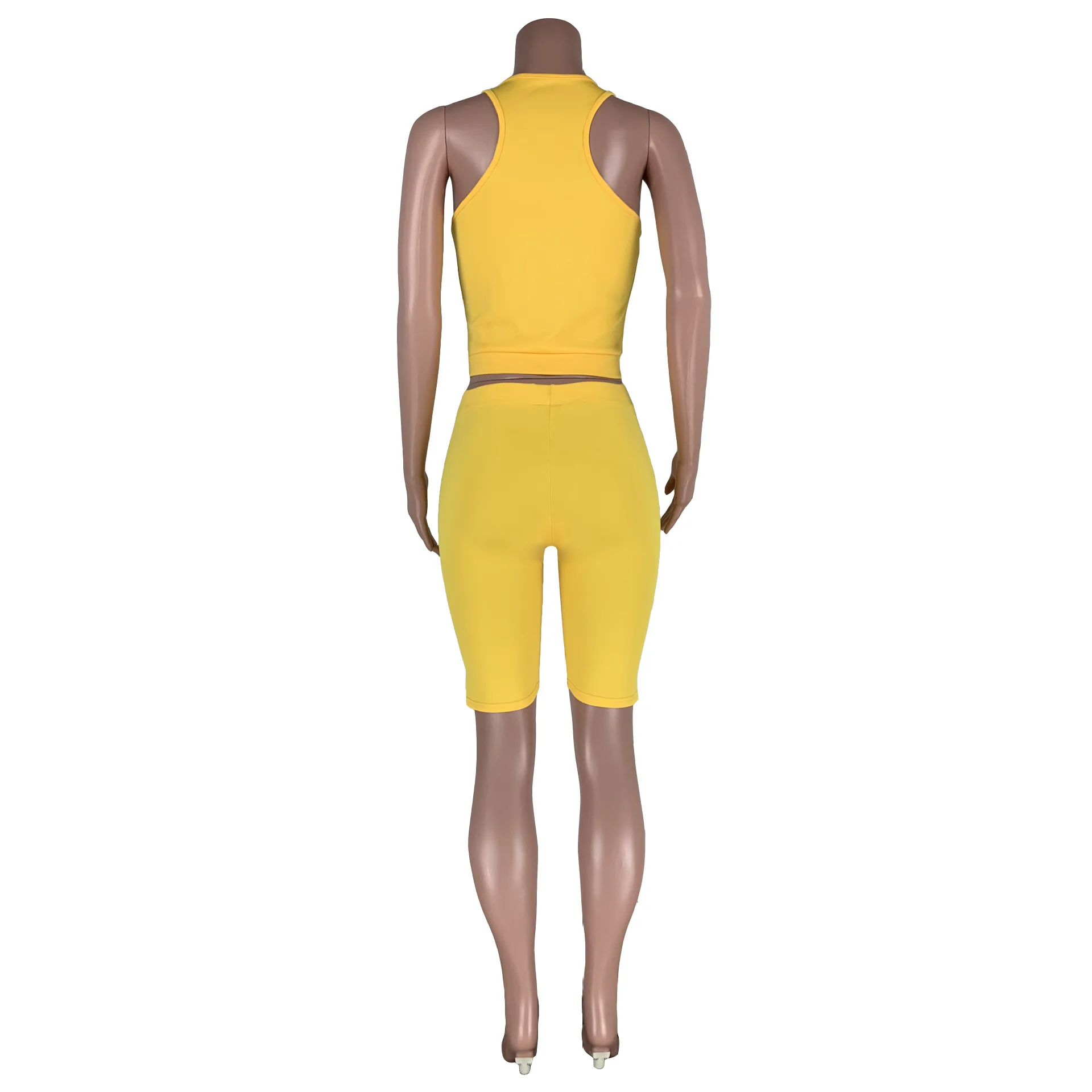 

Women Crop Tops Biker Shorts Jogger Suit Two Piece Set Sport Tracksuit Matching Set Outfits Bodycon Tracksuits Fitness Clothing