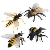simulation animal bee model toys figures dolls toys for children party festival home decoration bag shoes accessories