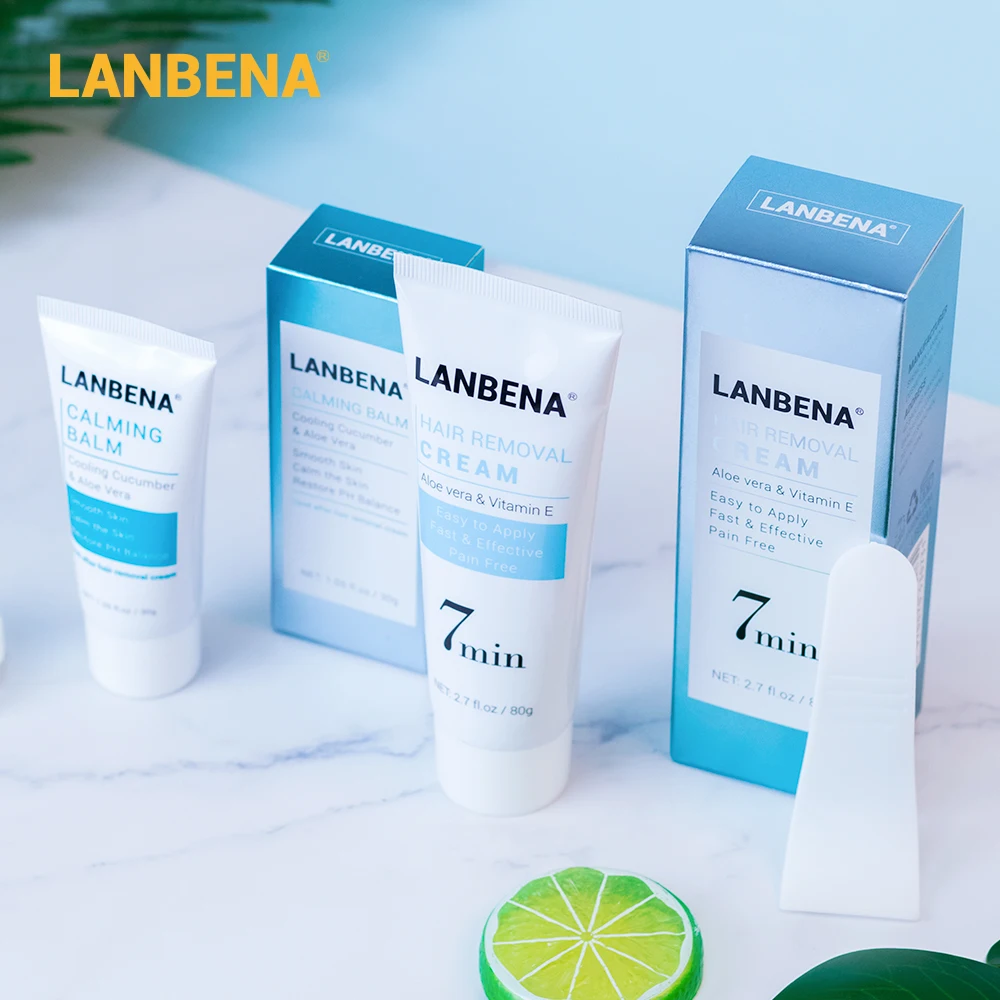 LANBENA крем для удаления волос безболезненное удаление лечение успокаивающий