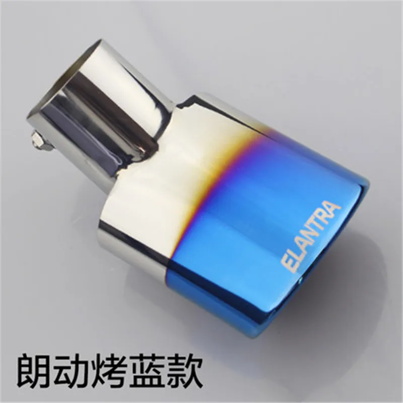 Стайлинг автомобиля задний глушитель из нержавеющей стали 1 шт.|Хромирование| |