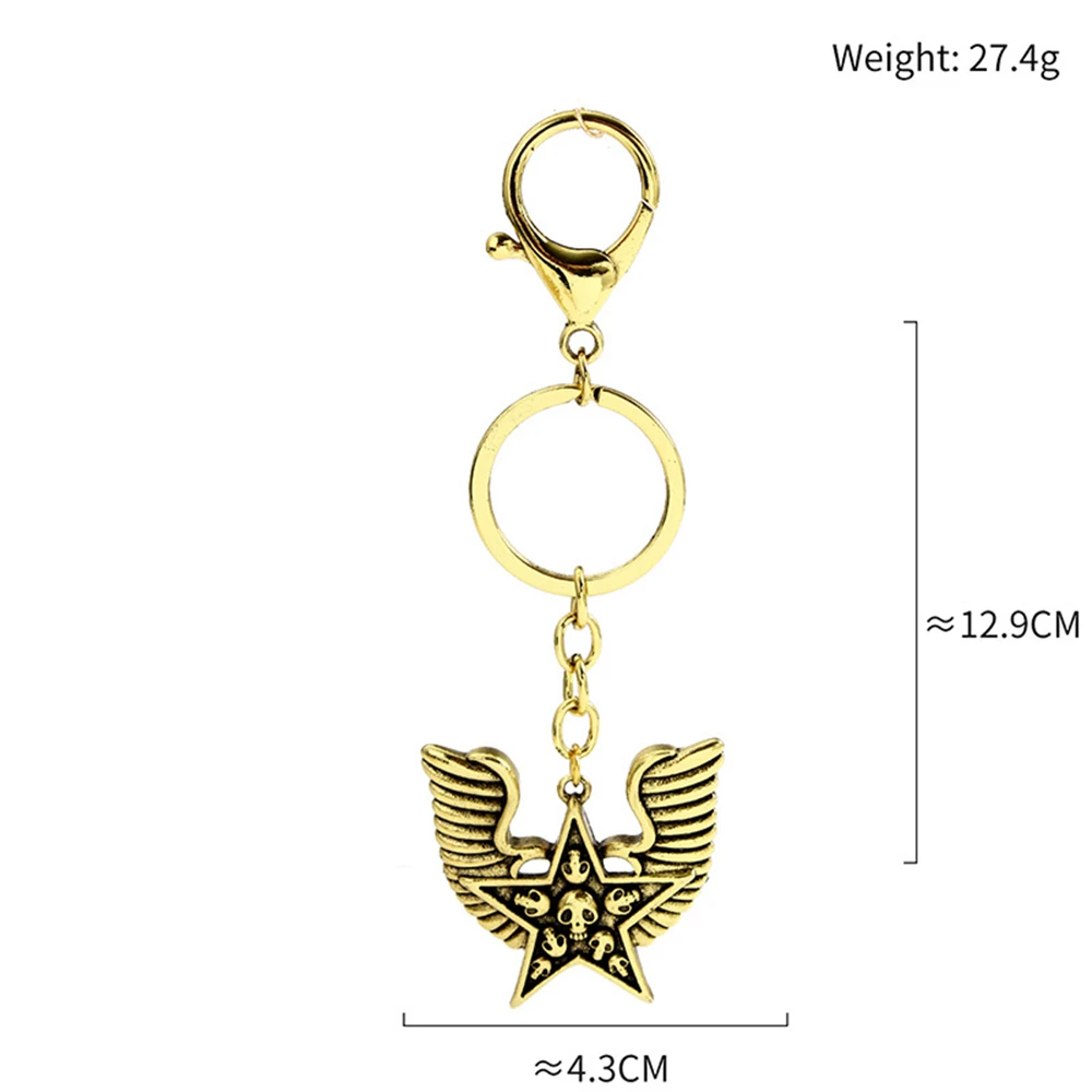 Винтажный якорь Искусственный для мужчин безделушка ретро череп руль брелок на