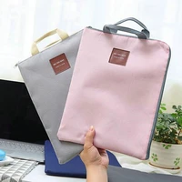 a4 file bag portable for ipad laptop bag folder file bag business briefcase portable pocket bill pouch school office supplies