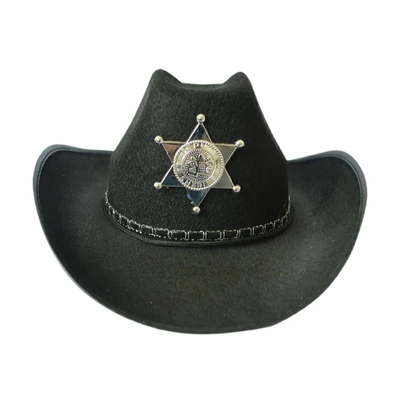 Зимняя Женская Черная Корона ковбойская шляпа в западном стиле шапка с перьями