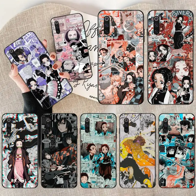 

Demon Slayer Anime DIY Luxury Phone Case for Xiaomi Mi10 10Pro 10 lite Mi9 9SE 8SE Pocophone F1 Mi8 Lite