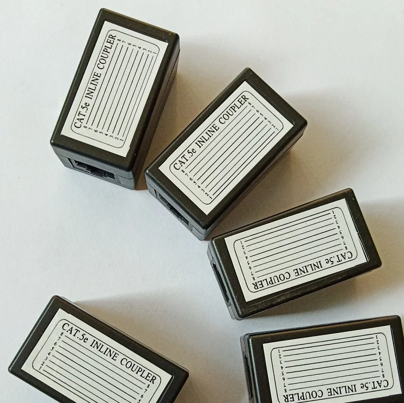 Сетевой Ethernet двойная прямая головка Lan кабель Соединительный соединитель RJ45 CAT 5 5E