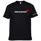 Новинка лета 2021, лидер продаж, Мужская футболка McLaren, форма с круглым вырезом, Футболка супер большого размера