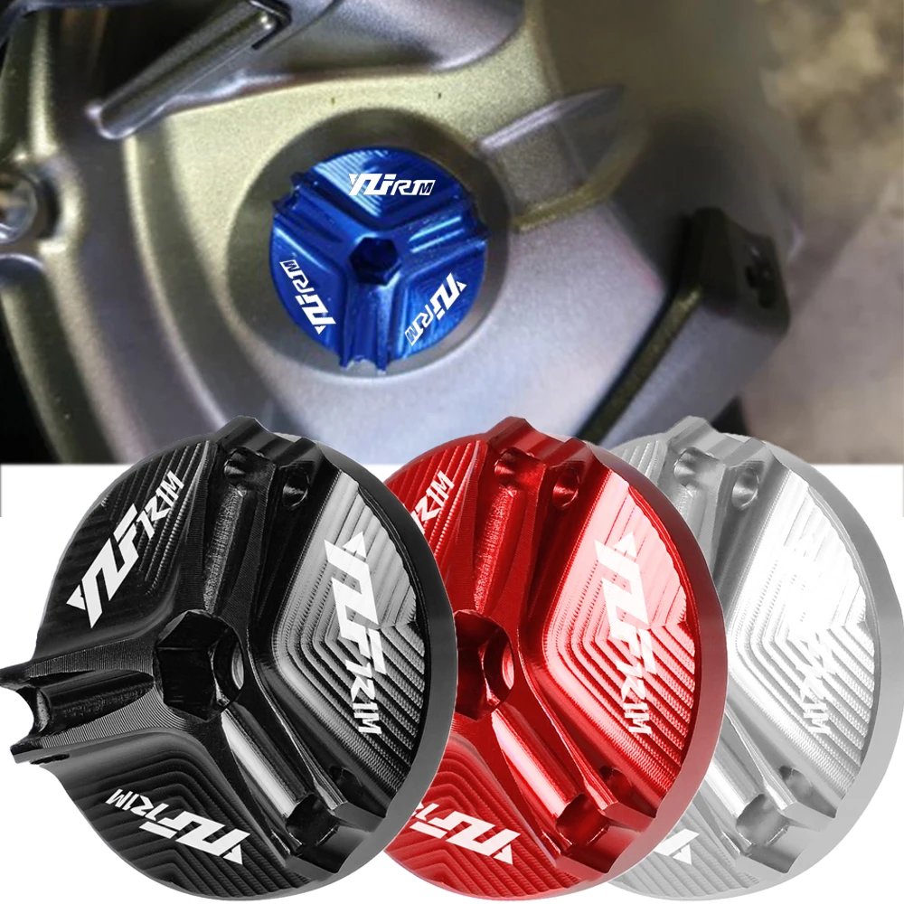 

Motorcycle Engine Oil Filler Cap Drain Sump Plug Bolt Cover Screw For YAMAHA YZF R1 R1M R25 R3 R6 2015 2016 2017 2018 2019