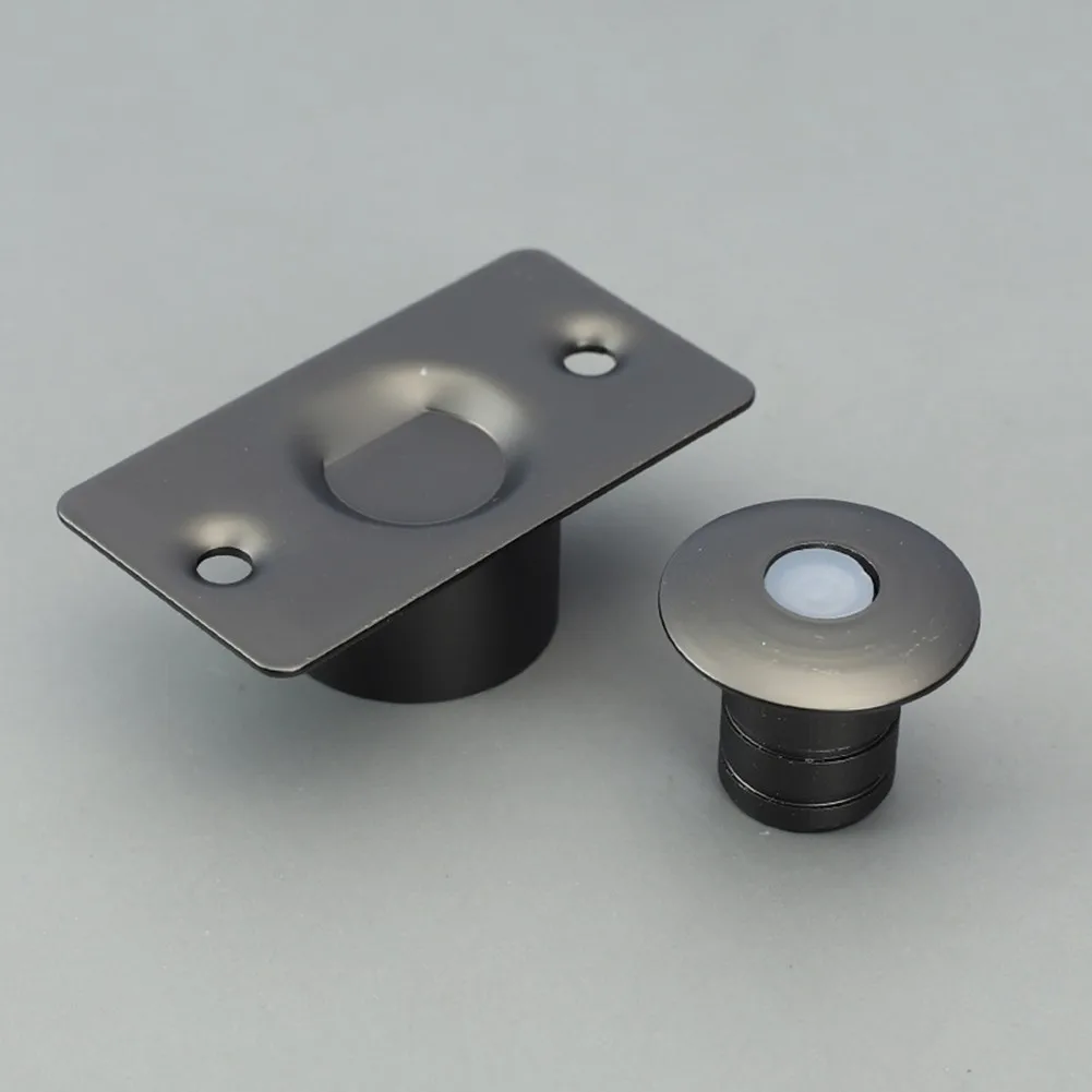 

Door Stops Magnetic Invisible Door Stopper Heavy Duty Stopper Installation Protective Pad Wall Protector Door Suction Device