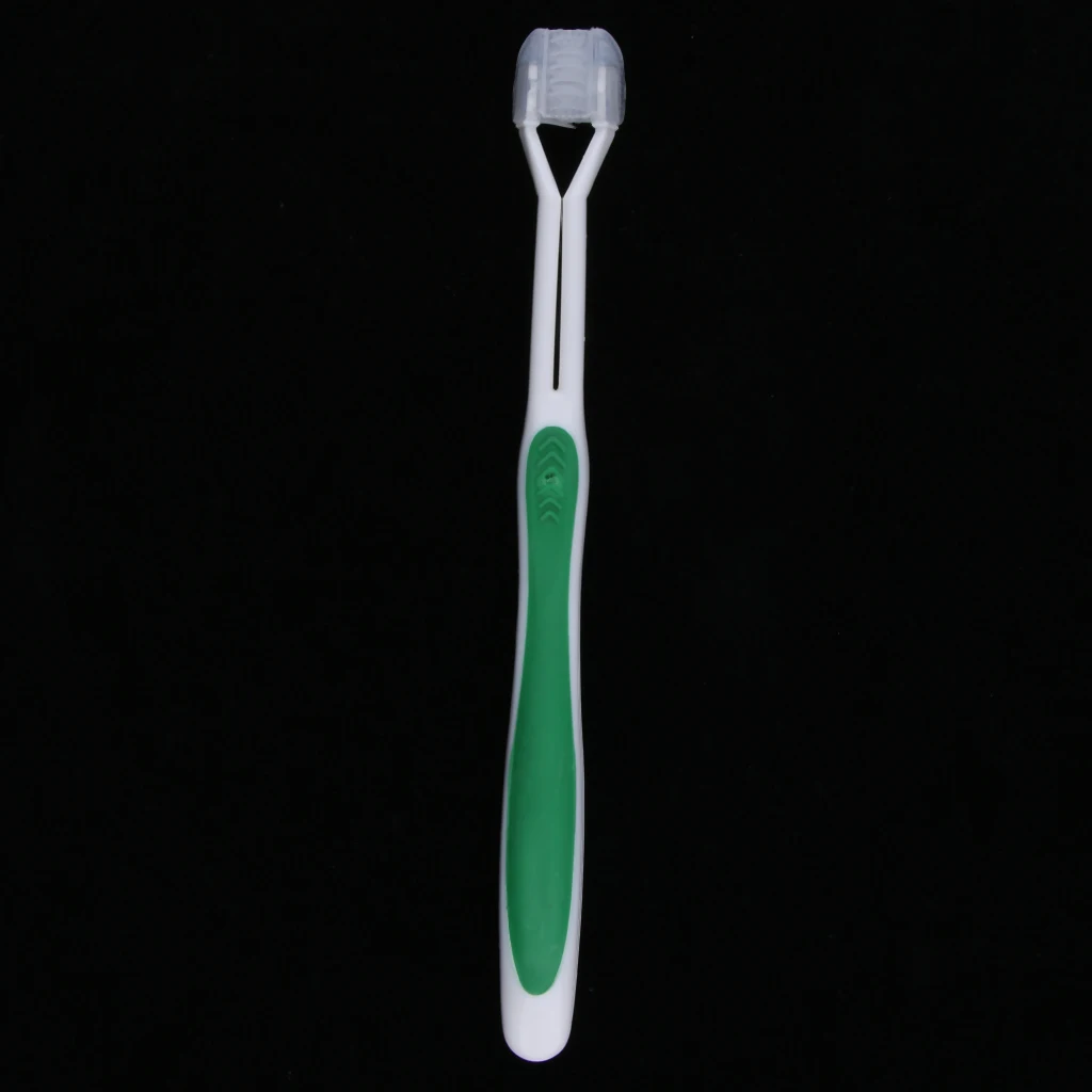 

Pack of 3pcs, 3 Sided Deep Clean Whitening Soft Toothbrushes with 4 Brush Heads Replacement for Home Travel Outdoor Use