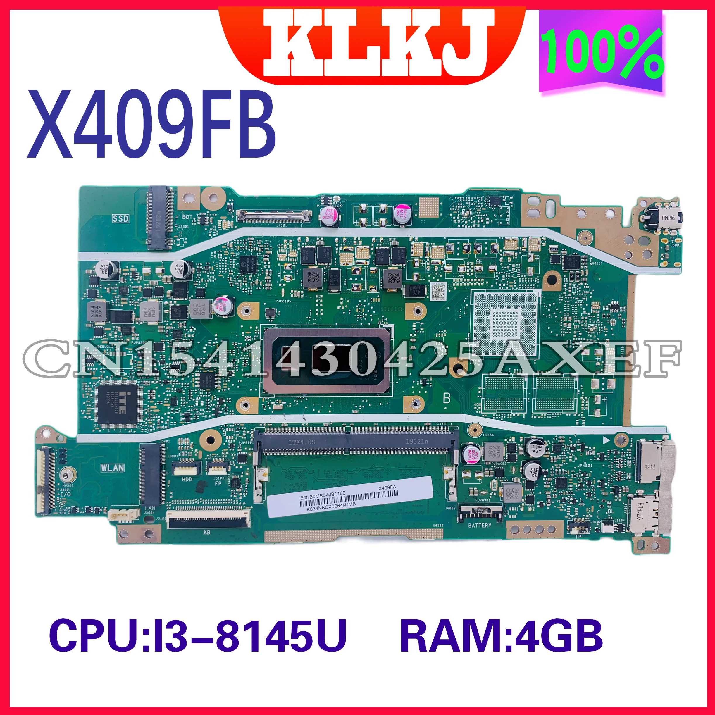 

Материнская плата X409FA/X409FB для ASUS vivobook X409 X409F X409FJ X409FB F409F A409F