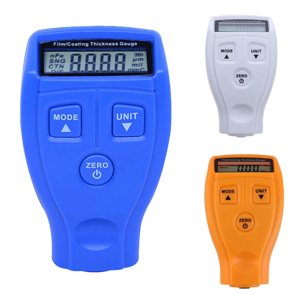 

Portable Thickness Gauge Tester Meter Coating Digital Mini Paint Film Measure