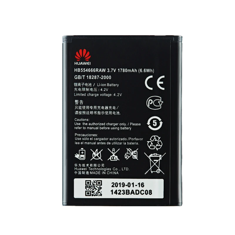 huawei original replacement phone battery 1500mah hb554666raw battery for huawei e5375 e5330 e5336 e5372 ec5377 smartphone free global shipping