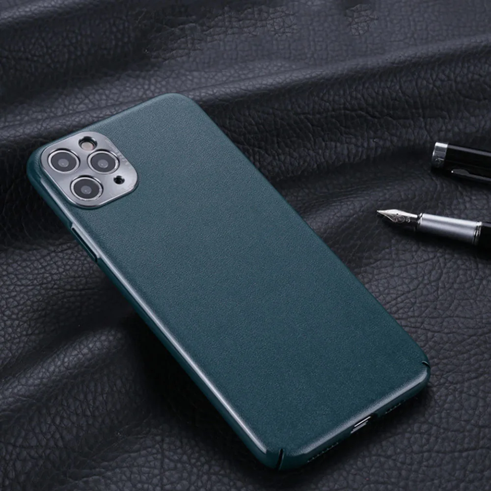 Роскошный кожаный чехол для телефона Apple iPhone 11 Pro Max X XR XS 8 7 6S 6 Plus мягкий