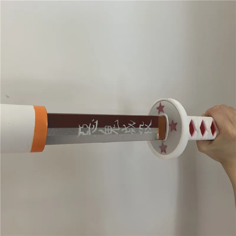 104 см меч из аниме рассекающий демонов оружие цуюри канао шинобу Sowrd Косплей 1:1 нож