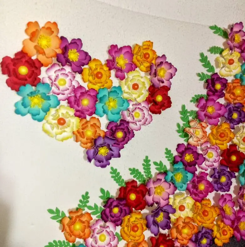 

3-piece Flower Metal Cutting Dies Cutter Stencils Scrapbooking Decorative Embossing Photo Album Decor Card Making DIY Crafts