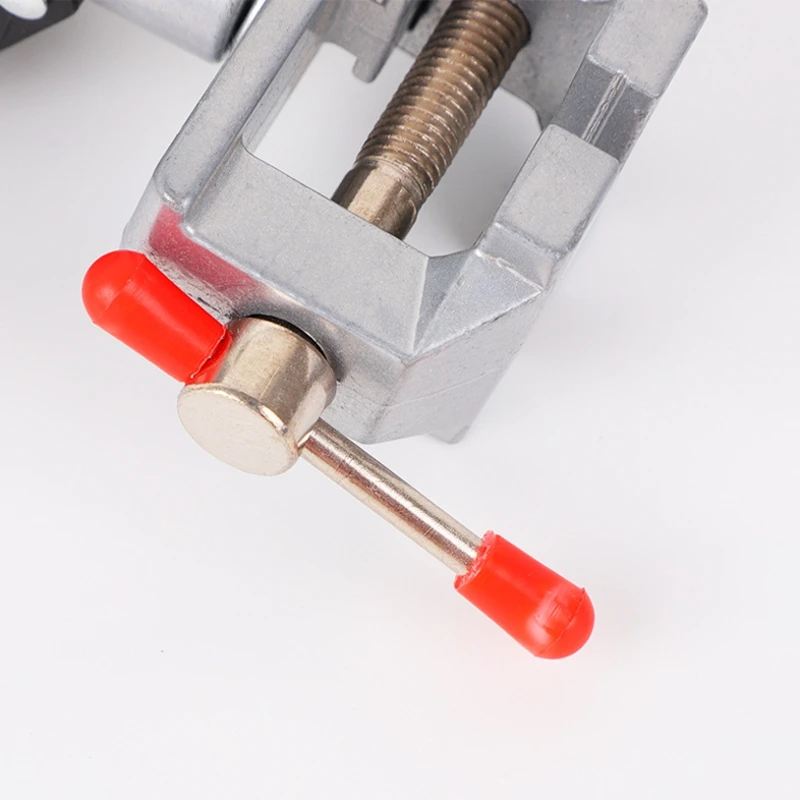 New 360 Degrees Rotary Adjustable Table Vise Fixed Frame Sucker Clamp Rotatable Aluminum Bench Screw For R | Инструменты