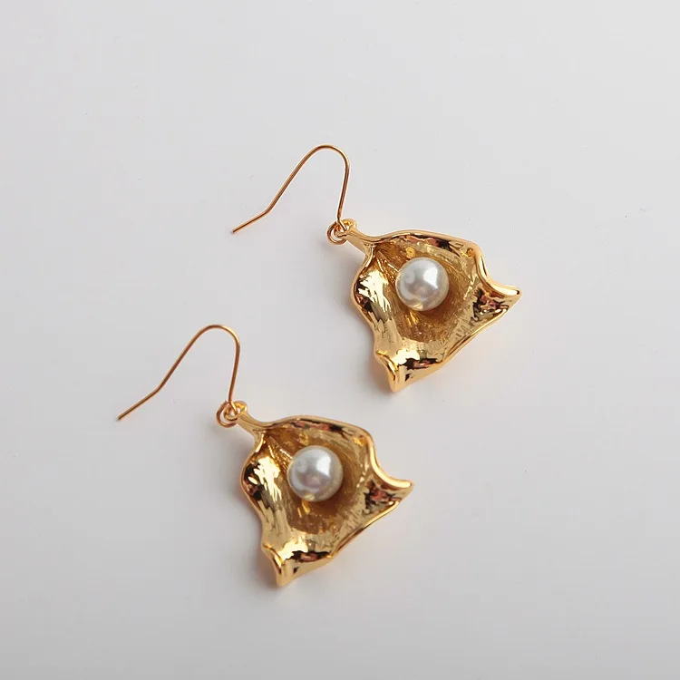 Европейский и американский модные ювелирные изделия золотые с жемчугом