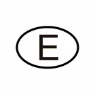 E Соединённых Штатах Америки код овальной формы автомобиля стикер модные ПВХ задний бампер автомобиля украшение лобового стекла высокого качества Водонепроницаемый наклейка