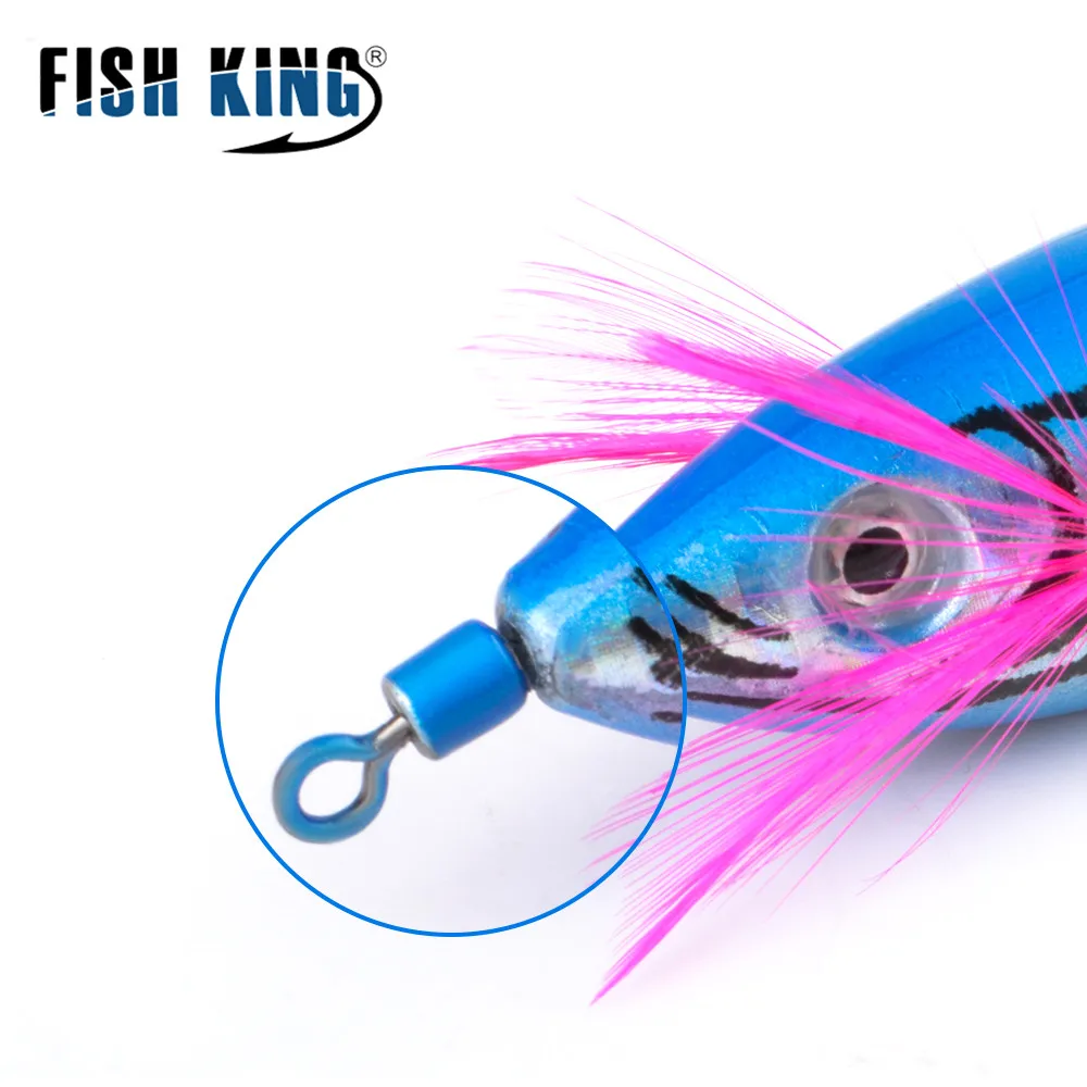 Рыболовная приманка FISH KING 7 см/11 5 г с крючком для кальмара Поворотный кран Джиги