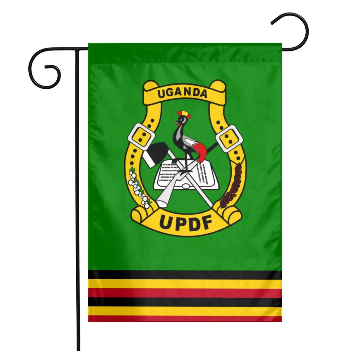 

Uganda flag Garden flags 30 X 45 cm double-sided flags, used for garden decoration and courtyard decoration