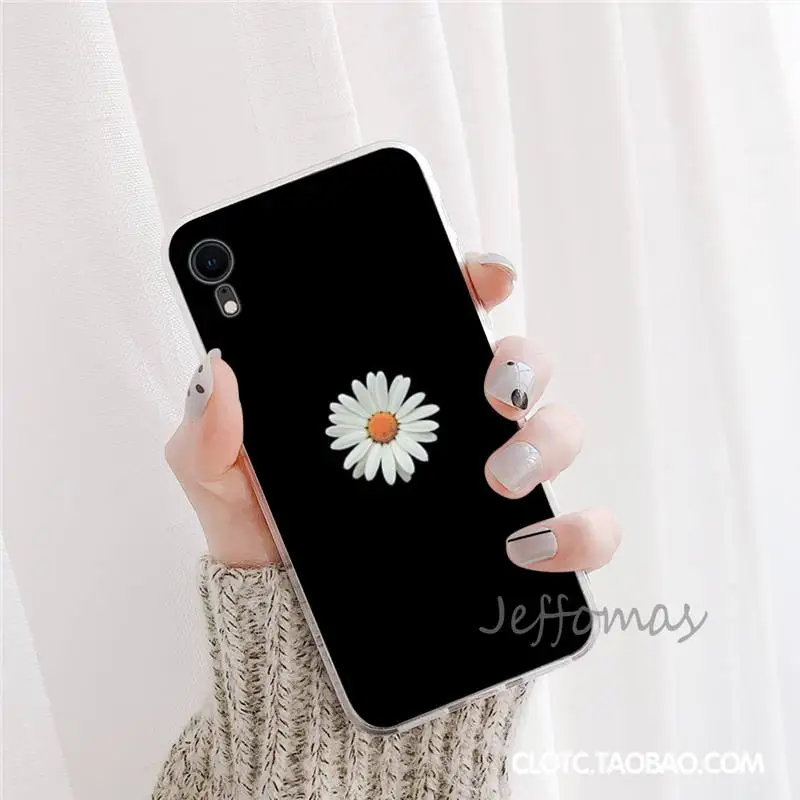 

Daisy Sunflower Floral Phone Case For iphone 12 5 5s 5c se 6 6s 7 8 plus x xs xr 11 pro max mini