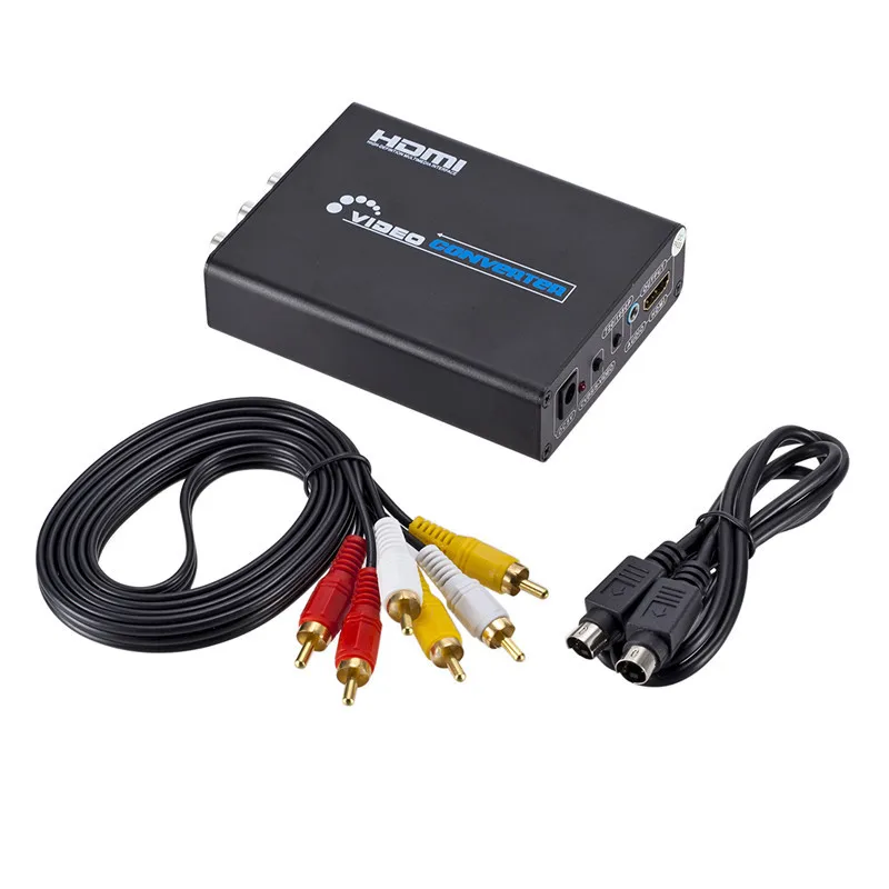 

Переходник HDMI/RCA AV + S, HDMI2AV, конвертер видео 1080P HD, мультимедийный интерфейс высокой четкости