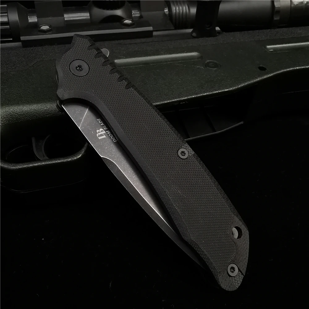 Складной нож DOOM BLADE охотничий D2 высококачественное лезвие из нержавеющей стали