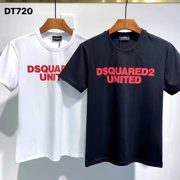 

Новинка 2021, Мужская футболка DSQUARED2 с принтом в стиле High Street, DT720